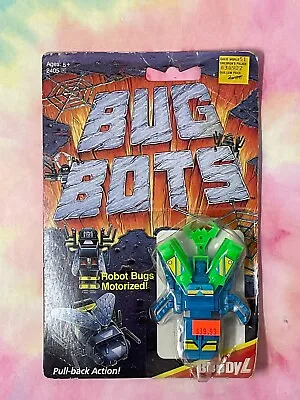 SEALED Vtg Bug Bots DRAGON DRONE Blue Motorized Transformer Robot Toy Buddy L • $14.99