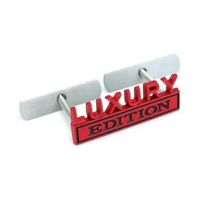 1x Red LUXURY EDITION Car Front Grille 3D Metal Emblem Badge Nameplate For F150 • $15.09