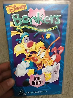 Disney - Bonkers Volume 1 : Going Bonkers VHS TAPE (rare Disney Series) • $44.50