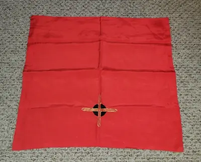 Catholic Mass Chalice Veil Red Silk 21  X 20  • $45