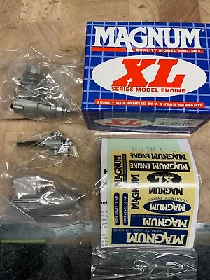 MAGNUM XL 15 RC ENGINE NEW IN BOX WITH MUFFLER - Ball Bearing ABC • $45