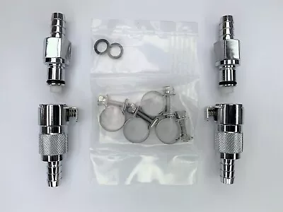 QR-10 BMW R850 R1100 R1150 + Others: Quick Release Metal Fuel Connector Set (UK) • £109.95