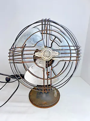 Vintage 1930s General Electric 13  GE 3-Blade Fan Model 49X950 110/120 (USA) • $90.99