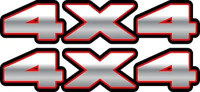 4x4 Fender Gas Tank Graphics Decal Stickers Red Atv Quad 300 350 400 450 650 • $13.95