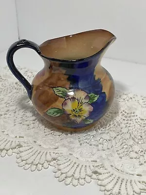 Antique H & K Tunstall England Hand Painted Flower  Poppies   5  TALL PITCHER • $14