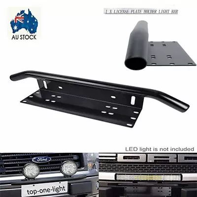 23'' LED Light Bar Front Bumper License Bull Bar Mount Plate Offroad Holder SUV • $31.95