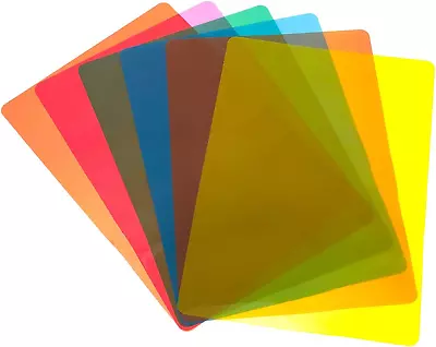 Phoetya Dyslexia Overlays Professional Pack Of 6A4 Coloured Dyslexia Aids For • £8.79