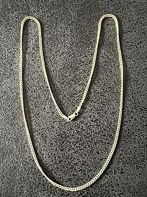 Brand New 2mm 10K Gold Cuban Semi-Solid Chain Link Necklace 16” Long • $125