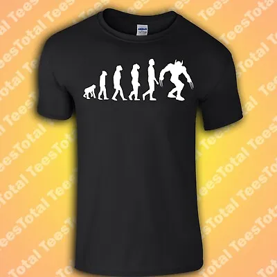 X-Men Evolution T-Shirt | Wolverine | Funny | Geek | Marvel • £15.29