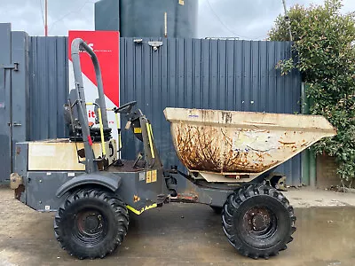 TEREX TA3s 3 TON SWIVEL 4x4 DUMPER Y2014 1126 Hrs Kubota Diesel Engine £8900+VAT • £10680