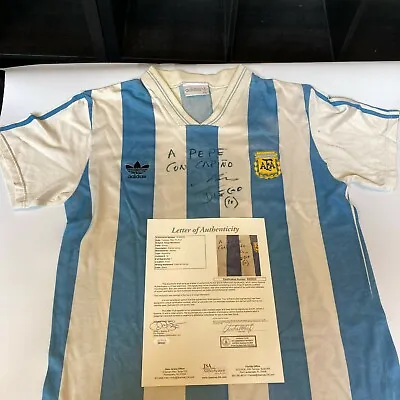 Diego Maradona Signed Vintage 1970's Argentina Game Model Jersey JSA COA • $9995