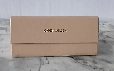 Karen Millen Designer Trifold Glasses Case Nude Pale Pink  • £9.50