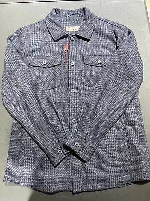 Nwt Men's Byron Soft Button Up Jacket Size: S Color: Navy (n7) • $10