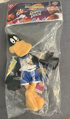 RARE SEALED 1996 SPACE JAM DAFFY DUCK PLUSH McDONALDS JORDAN • $16