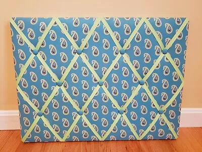 Vera Bradley Ribbon Board Bermuda Blue Bulletin For Photos Rare  • $18.99