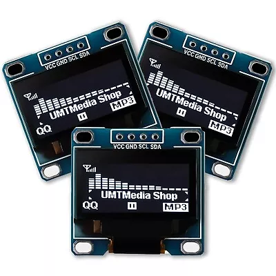 3pcs 0.96  Inch OLED White 128X64 LED Display Module Board IIC I2C • £8.95