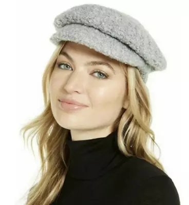 ECHO Gibson Boucle Wool Women's Hat Gray ECHO23NYC Beanie Beret Cap NEW #112 • $14.99