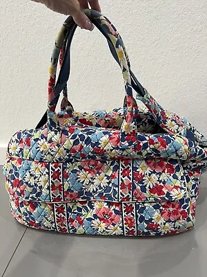 Vera Bradley Flower  XL Duffel Bag Retired Travel • $79