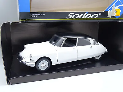 Solido 1/18 - Citroen DS 19 White And Black 1963 • £91.99