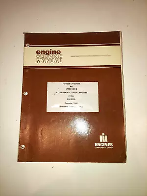 International Diesel Engines Models 573 Series 573 Series B Shop Service Manual • $69