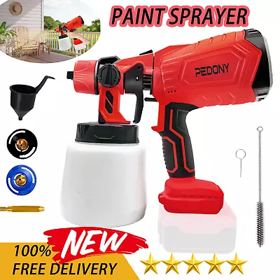 Portable Paint Sprayer For Milwaukee 18V Battery Cordless HVLP Spray Gun • $53.99