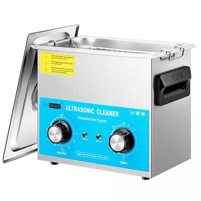 3L Ultrasonic Cleaner Machine W/ Timer & Heater Mechanical Knob Controllable • $64.99