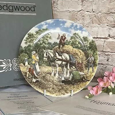£5.99 • Buy Wedgwood Life On The Farm Collectors Plate Issue 3 Haymaking John Chapman