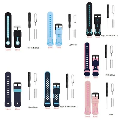 $19.90 • Buy 16mm Universal Silicone Kids Smart Phone Watch Strap 