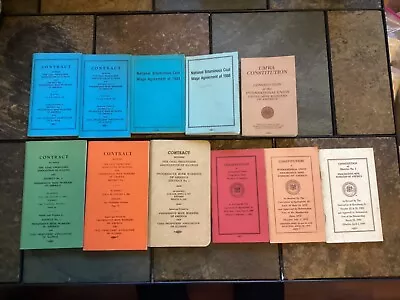 Large Lot Progressive And United Mine Workers Of America Contracts Constitution • $17.99