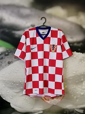 Croatia 2008 - 2009 Home Football Shirt Jersey Camiseta Nike Size M • $75