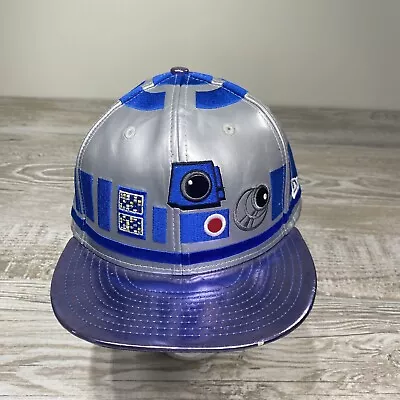 Star Wars R2D2 NewEra 59Fifty Fitted Hat Cap Size 7 1/2 Very Rare Authentic READ • $49.98