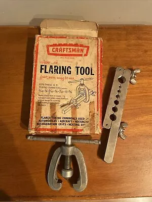 Vintage Craftsman Copper Tube Flaring Tool In Box • $13