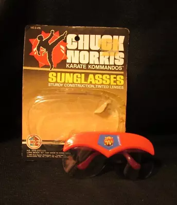 Chuck Norris Karate Kommandos  Child Sunglasses W/Tinted Lenses  HG Toys 1986 • $24.99