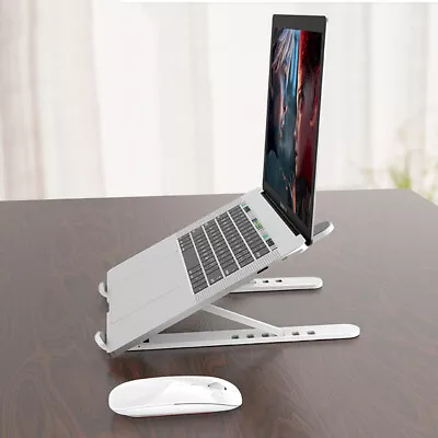 £9.99 • Buy Portable Adjustable Laptop Stand Folding Tablet Holder IPad Office Support Tool 