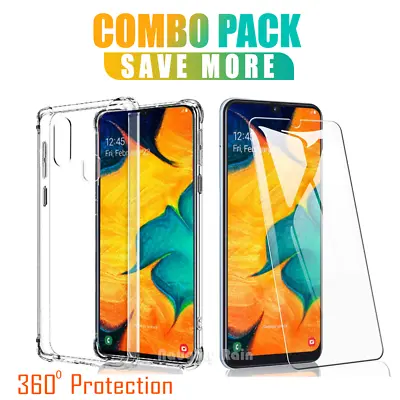 For Samsung Galaxy A53 A21s A20 A50 A70 A71 A31 A11 Clear Case Shockproof Cover • $8.99