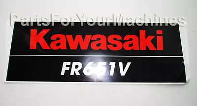 Oem Decal Sticker Fr651v (21.5 Hp) Kawasaki Engines Lawnmowers 12c25   • $9.50