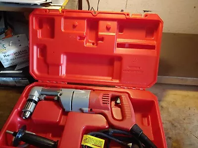 MILWAUKEE 3107-6 7 Amp 1/2  Corded Heavy Right-Angle Drill Kit • $199