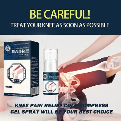 £3.74 • Buy Knee Pain Relief Cold Compress Gel Spray Herbal Joint Relief-Spray Lumbar