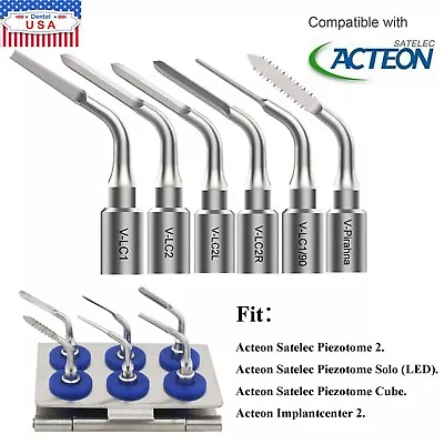 $259.95 • Buy Dental Extraction Kit Tips Satelec ACTEON Piezotome Cube Surgery Tips LC2 LC2L