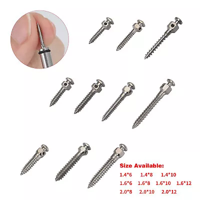 $16.99 • Buy Dental Orthodontic Titanium Micro Implant Mini Screws Self-Drilling Screwdriver