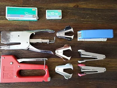 Large Lot Of Staplers And Related Accessories Including Fiber Castell Stapler • $25