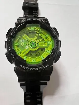 Casio G-shock GA-110B-1A3 Hyper Color Analog / Digital (3126 • $87.99