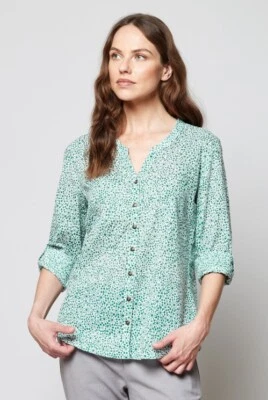 £32 • Buy Nomads - Solait Print Voile Shirt (SA4073)