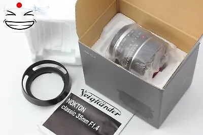 [MINT In BOX W/ Hood ] Voigtlander NOKTON Classic 35mm F1.4 SC Lens From JAPAN • $479.99