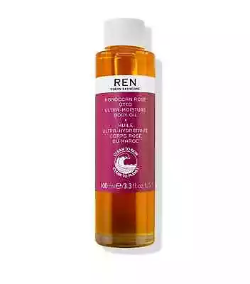 £21.99 • Buy Ren Moroccan Rose Otto Bath Oil 100ml (Open Box)