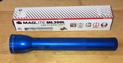 MAGLITE ML300L LED 3-Cell D Flashlight Blue #ML300L-S3115 • $48.99