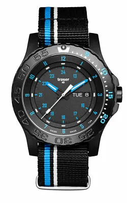 £353.02 • Buy Traser H3 P66 Blue Infinity Men's Watch Art.105545 - 45mm - 20 Atm - Fabric Band
