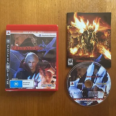 Devil May Cry 4 (m) Ps3 Includes Manual Pal Oz Seller • $14.99