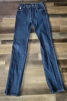 VTG Gloria Vanderbilt Murjani Jeans 26x 34.75 High Waist Straight Leg Swan *12* • $7.75