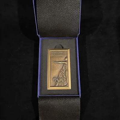 $56 • Buy 2002 Salt Lake City Winter Olympics Participation Volunteer Medal In Box
